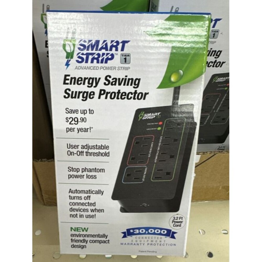 Smart Strip KCG-7MVR Energy Saving Surge Protector with Autoswitching Technology